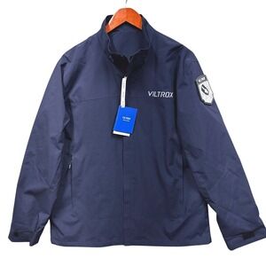 Viltrox Vision To Xplore Men's Outdoor Windbreaker Jacket Size XL Blue Full Zip